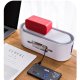 Cable Management Box for Power Strips and Cords, Grey