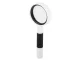 Classic Magnifying Glass with 50mm Glass Lens, 7x Magnification, Black/White