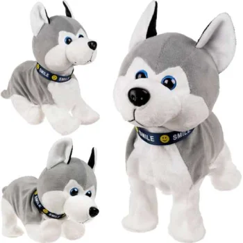 Interactive dog SMILE Gray Hasky
