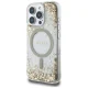 Guess HC Resin Bottom Glitter MagSafe Phone Case Cover iPhone 16 Pro Max - gold