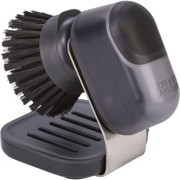 Dish Brush Joseph Joseph SinkTech with Steel Stand, Grey