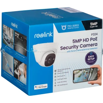 Reolink RLC-520A IP Camera 5MP PoE, White/Black