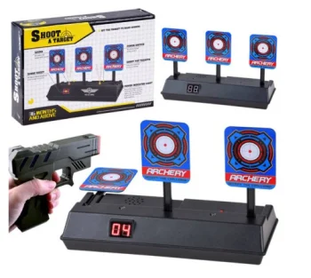 Electronic Shooting Target, 3 Targets, Digital Counter