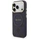 Guess Peony Hot Stamp MagSafe Phone Case Cover iPhone 17 Pro Max - Blue