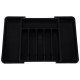 Expandable Cutlery Drawer Organizer, Adjustable Utensil Tray, Black