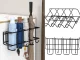 Metal Umbrella Holder Stand Umbrella Organiser with Hooks for Keys, Different colors