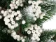 Frosted White Rowan Berries for Christmas Decoration, 5 pcs