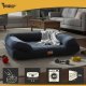 Purlov 00026915 Ergonomic Pet Bed, Size M, Black