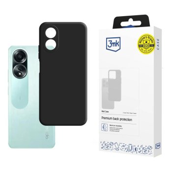 3mk Matt Case for Oppo A58 4G Black
