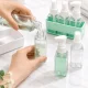 Travel Bottle Set for Cosmetics 4x50ml with Organizer and Labels