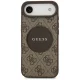 Guess 4G Circle Classic Logo MagSafe Case for iPhone Air Brown