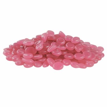Glow in the Dark Garden Pebbles, 100 pcs, Pink