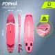 TSUNAMI T10 PRO Inflatable Stand Up Paddle Board 350 cm, Pink