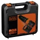 Black & Decker BDCHD18KB-QW 18V Cordless Combi Drill with 2x 1.5Ah Batteries & Case
