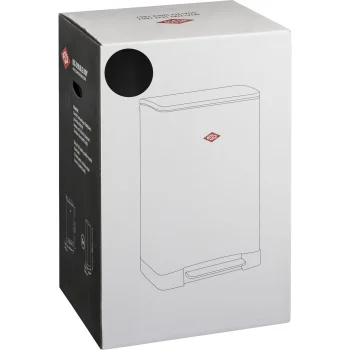 Wesco Big Double Boy Recycling Pedal Bin 2x18 L, Matt Black