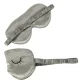Blackout Sleep Mask with Travel Pouch, Grey