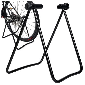 Bike Repair Stand for Home Mechanic Bicycle Maintenance Workstand 24-29 Inch Wheels, Black