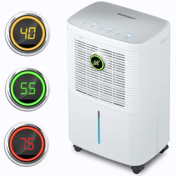 Berdsen BD-525 Compressor Dehumidifier, 12L/24h, White