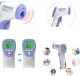 Non-Contact Infrared Forehead Thermometer, White-Purple