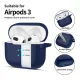 Tech-Protect Apple AirPods 3 Case Silicone Hook, Blue