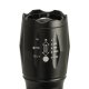 Taktiskais Militārais 800 Lūmenu LED ZOOM USB Uzlādējams Lukturis | Tactical Military Flashlight