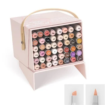 Double-Sided Marker Pens ARRTX Oros, 48 Colours, Skin Tones