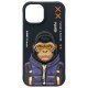 Nimmy Cool&Cute 2.0 Monkey Case for iPhone 15, Black