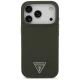 Guess Silicone Triangle Logo MagSafe Phone Case Cover iPhone 17 Pro - Green