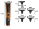 Electric Beard and Hair Trimmer USB Clipper with 4 Attachments