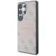 Guess 4G Round Patch Classic Logo MagSafe vāciņš Samsung Galaxy S25 Ultra Rozā