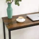 Leobert Industrial Bar Table with 2 Stools, Brown/Black