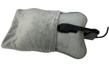 Electric heating pad hot water bottle, Adler AD 7427, 360W, grey