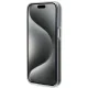 Guess iPhone 15 Case IML Faceted Mirror Disco Iridescent, Pink
