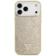 Guess Glitter Triangle Logo MagSafe Phone Case Cover iPhone 17 Pro Max - Gold