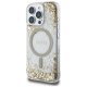 Guess HC Resin Bottom Glitter MagSafe Phone Case Cover iPhone 16 Pro Max - gold