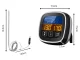 Digital Meat Thermometer with Probe and Touchscreen, White