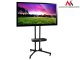 Maclean MC-661 Professional TV Cart Stand on Wheels, VESA 600x400, 55kg