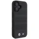 BMW iPhone 16 Case M Perforated And Stitched Line MagSafe - Black