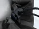 Tourist Sleeping Bag with Hood and Carry Bag, Black