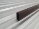 Horizontal Fence Profile 20/40, 2.5 m, RAL8017 Brown