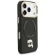 Karl Lagerfeld Big Strap Karl Metal Logo MagSafe maciņš priekš iPhone 17 Pro Max — melns | Phone Case Cover