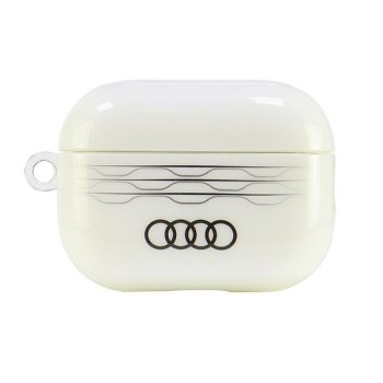 Audi IML Geometric Pattern Case for AirPods Pro 2 White