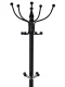 ModernHome Metal Standing Coat Rack with 14 Hooks, Black