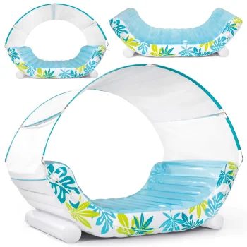 Inflatable Floating Island Intex 56294, 224 x 150 cm