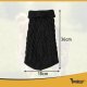 Warm Knitted Dog and Cat Sweater Purlov 26218, Size L, Black
