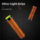 Rockbros Bicycle Grips with Reflector, Orange