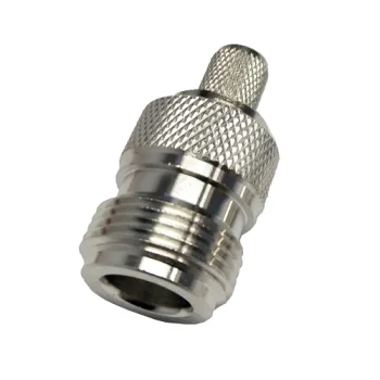 N-Female Crimp Connector for RG6 Cable