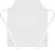 White Kitchen Apron, 70x60 cm