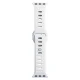 3mk Silicone Watch Strap for Apple Watch 38 / 40 / 41 mm, White