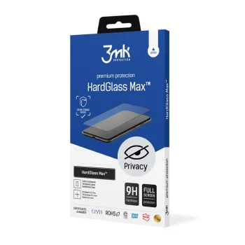 3mk HardGlass Max Privacy™ Tempered Glass for Apple iPhone 12 Pro Max
